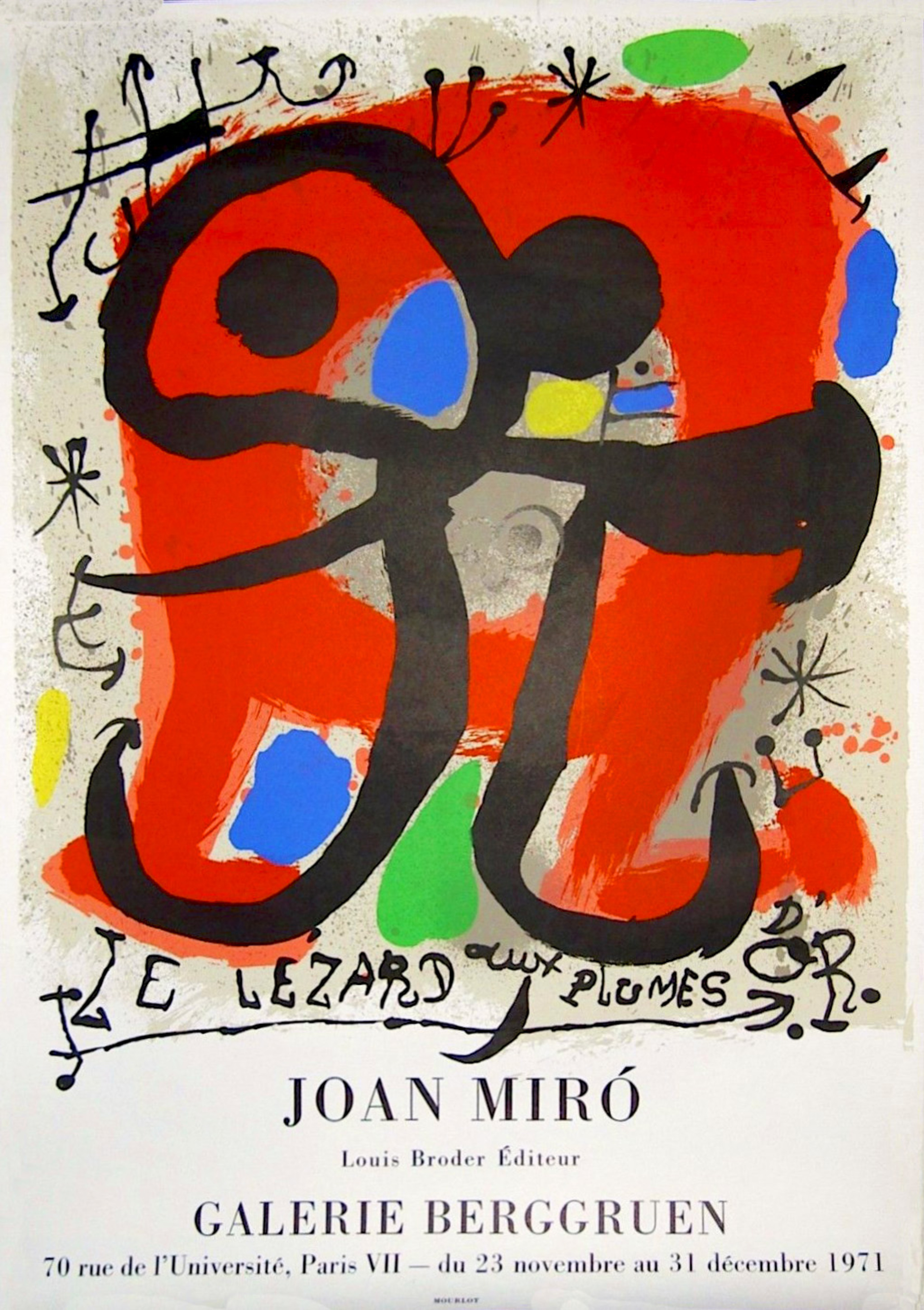 »LE LEZARD AUX PLUMES D'OR«. 1971Picazo 53 »LE LEZARD AUX PLUMES D'OR«. 1971Picazo 53