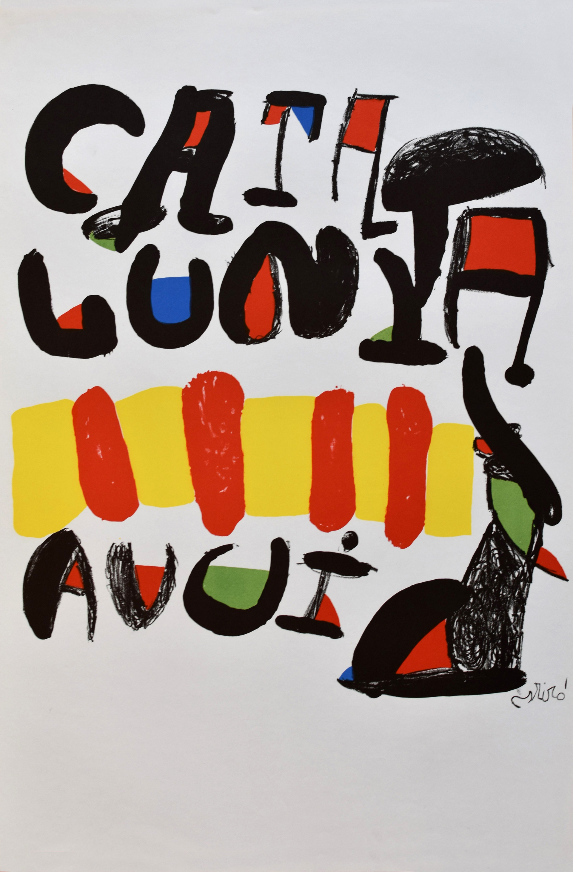 Plakat zu der Ausstellung Catalunya Avui 1981