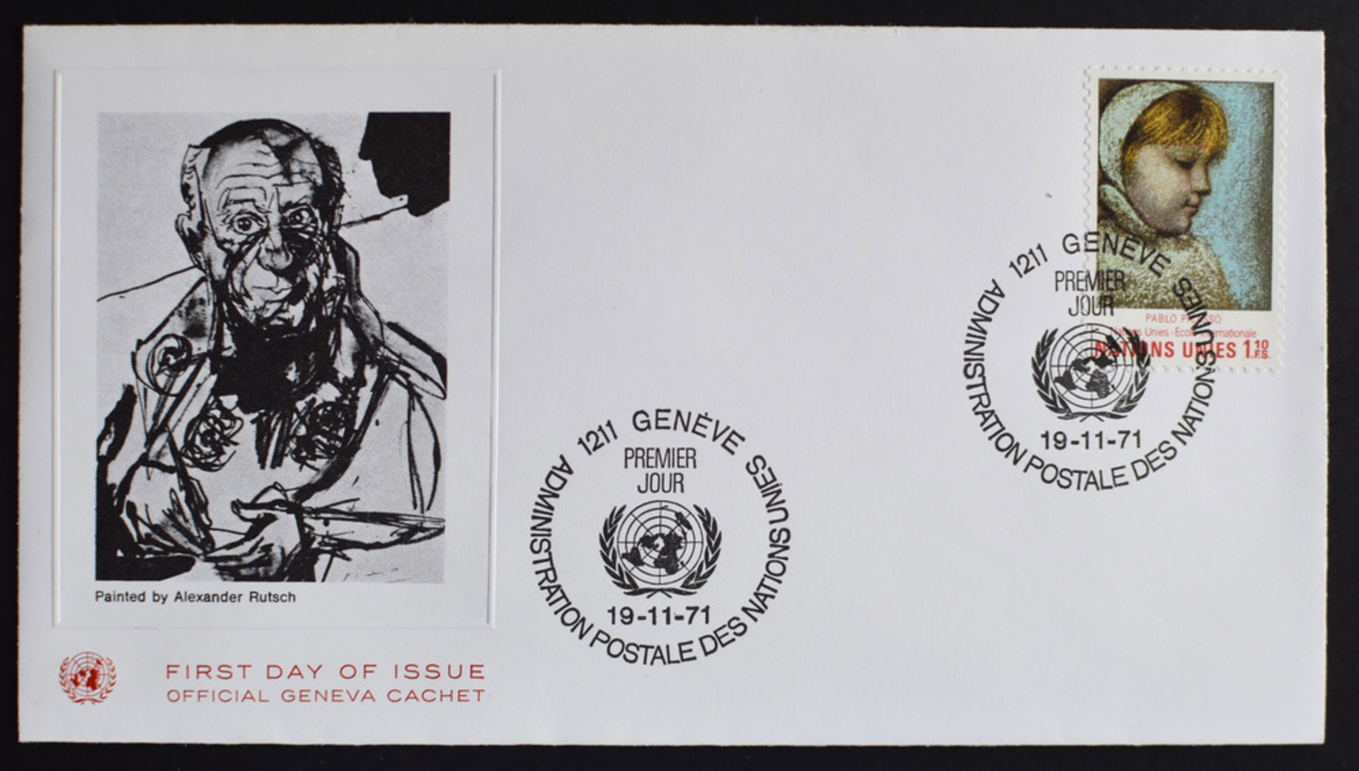 Picasso - Rutsch -Vereinte Nationen Genf