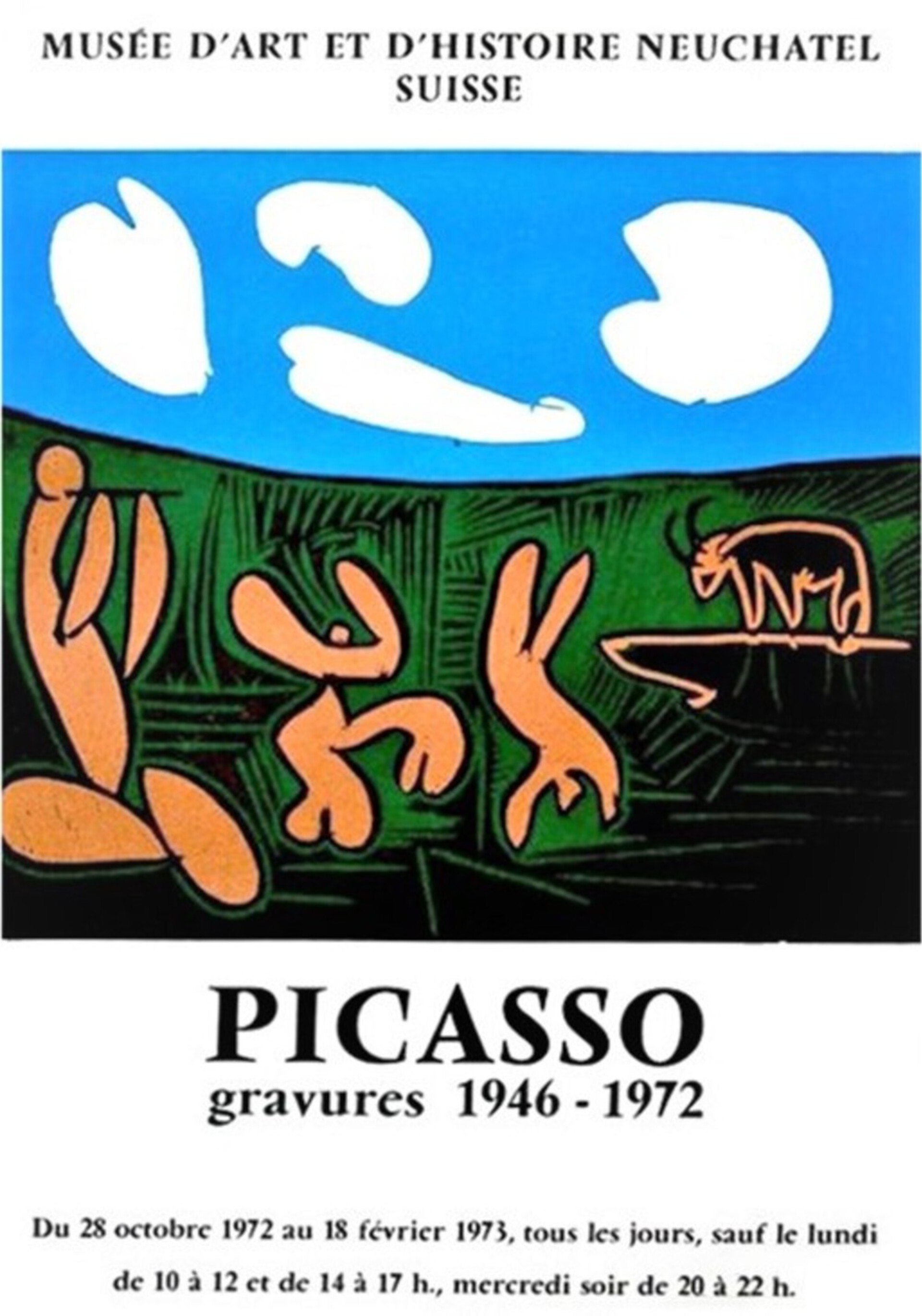 Picasso, Graphik 1946-1972  - Bacchanal mit vie...
