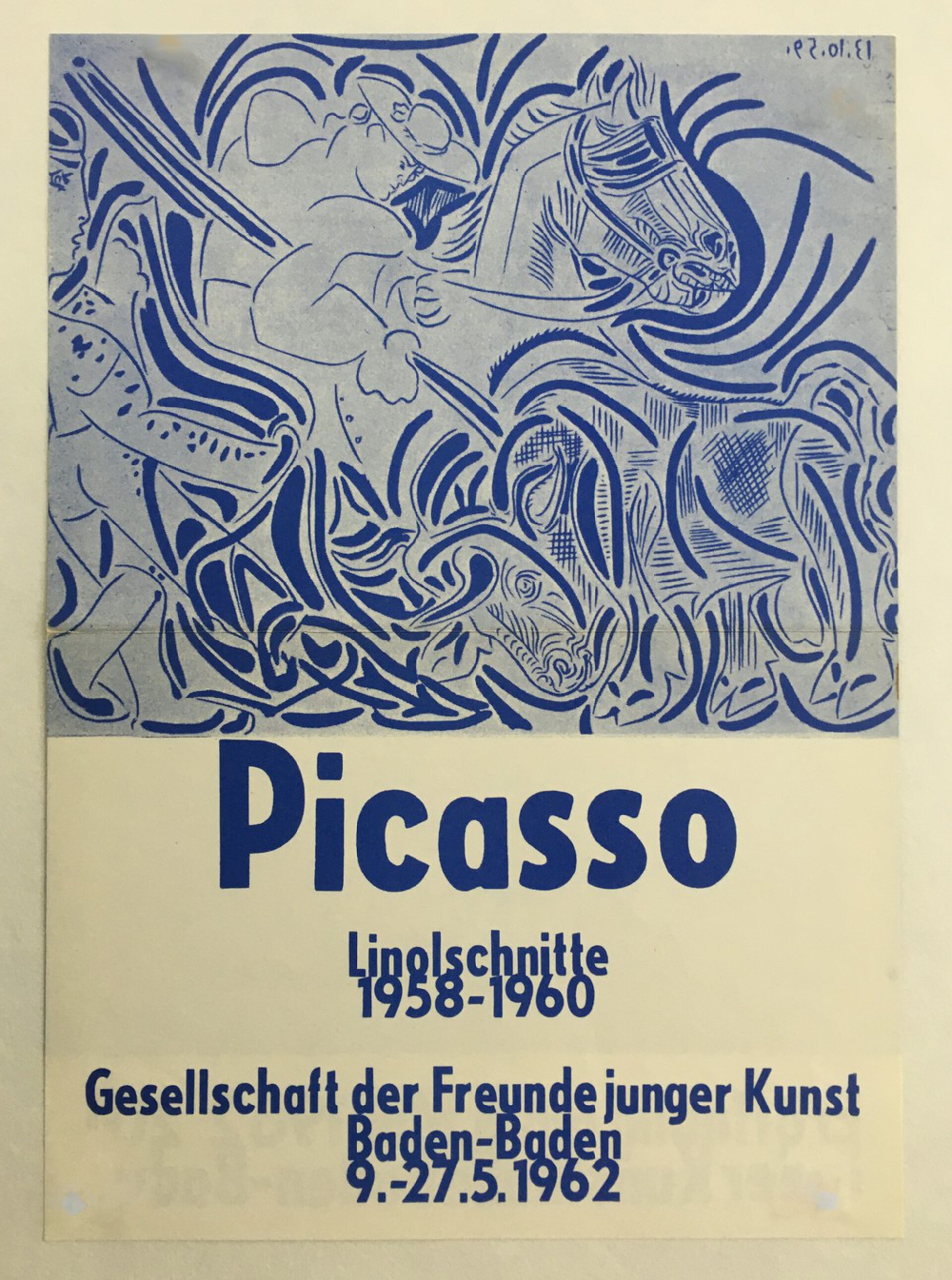 Picasso, Linolschnitte 1958-1960,CZW dtv 212 Bi...