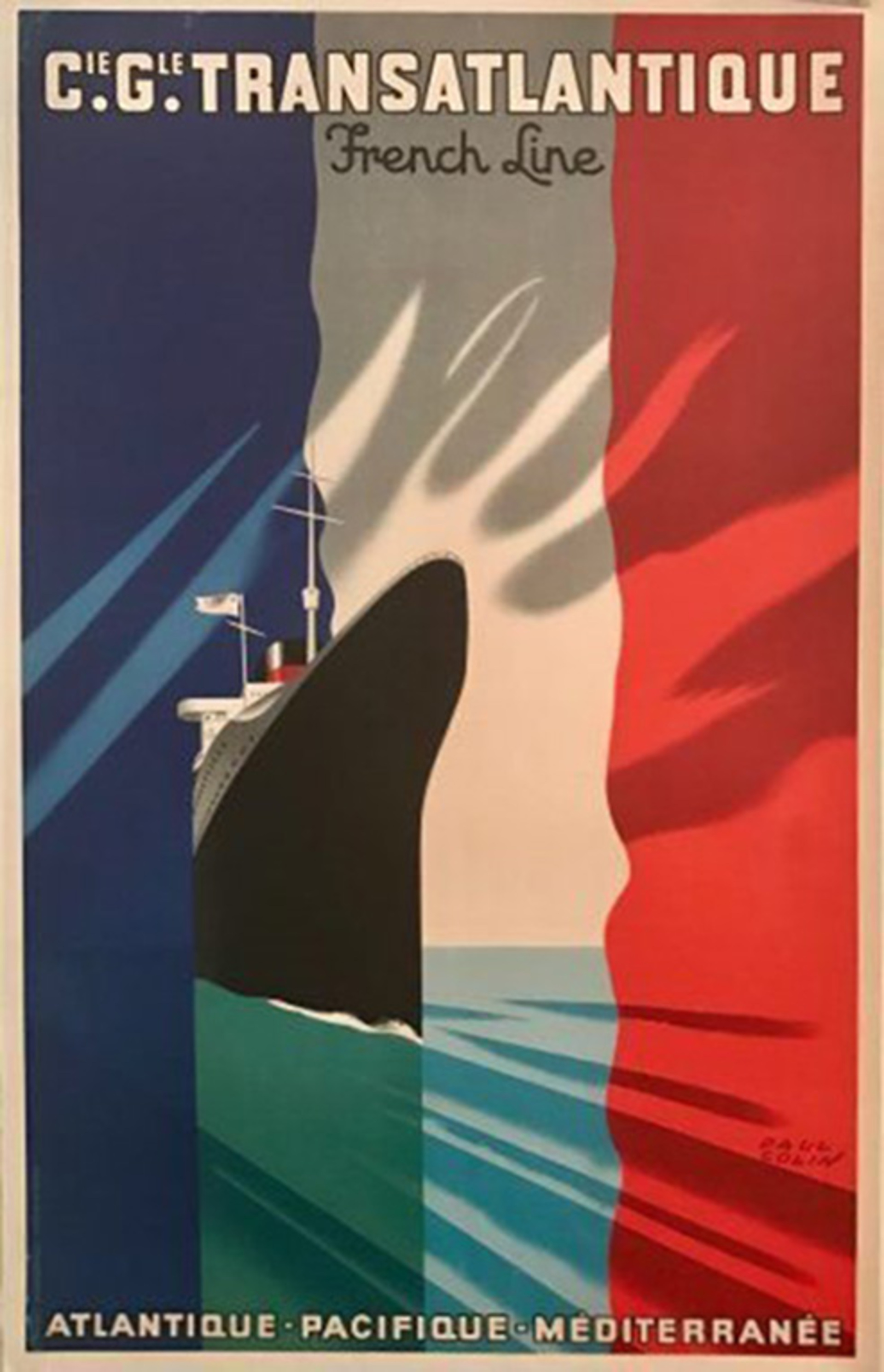 " Atlantique - Pacifique - Méditerranée "Plakat 