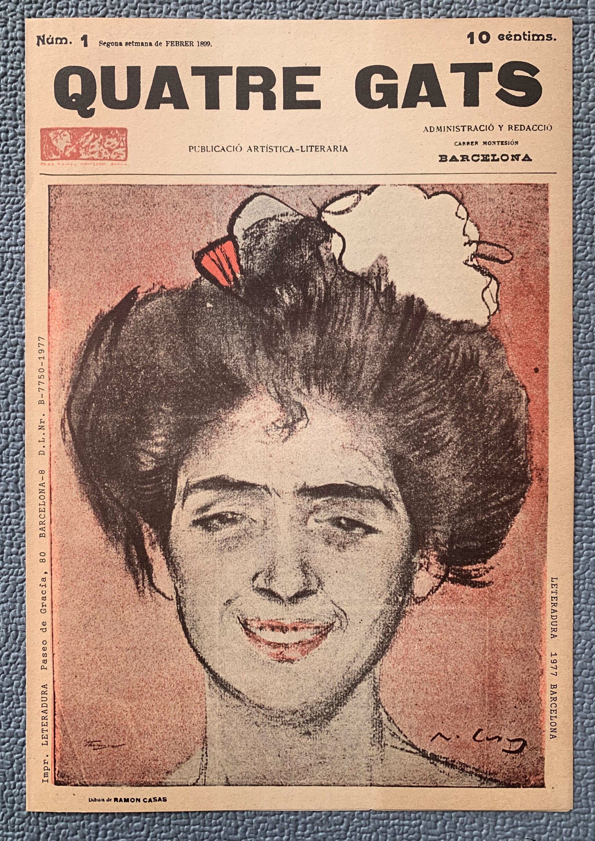 Quatre Gats Nr 1 - 8, Faksimile 1977