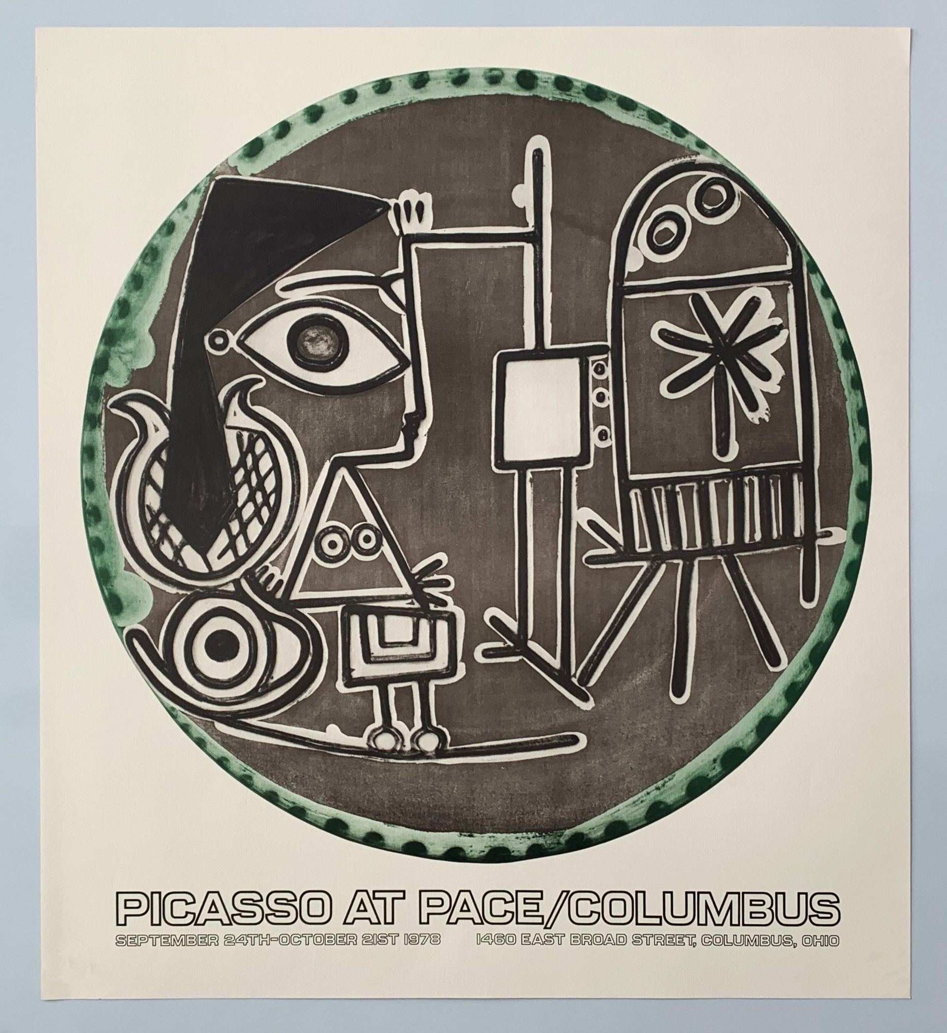 Jaqueline an der Staffelei, Pace/Columbus 1978