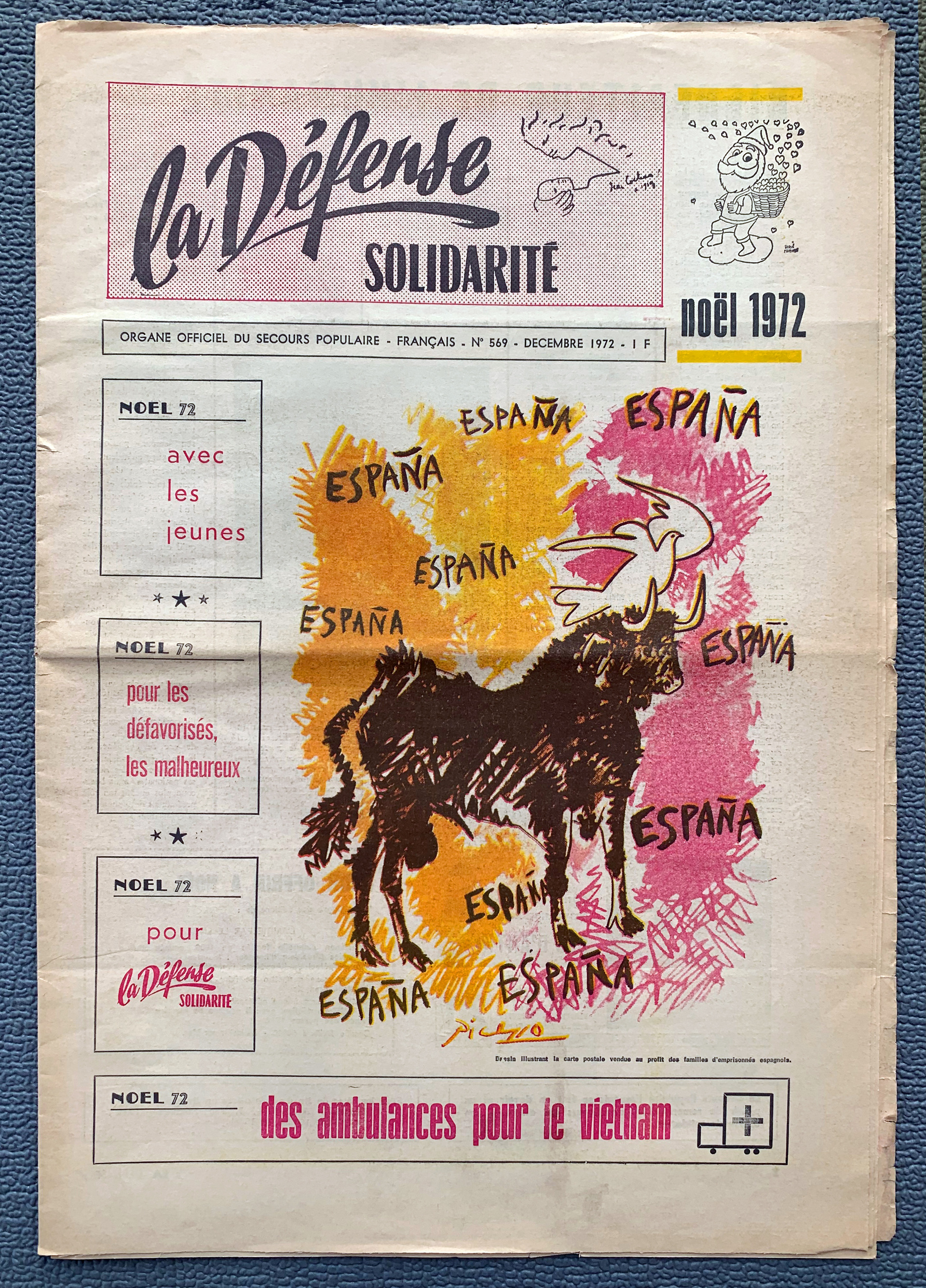 La Defense Solidarite Nr. 569, Dezember 1972