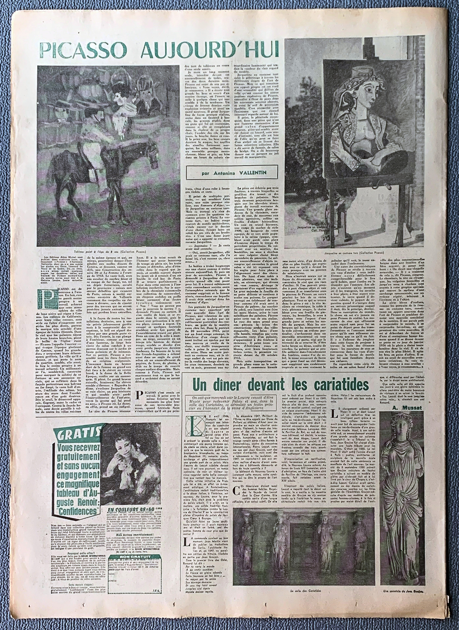 Les Lettres francaises  666  -  11 - 17. 4. 195...