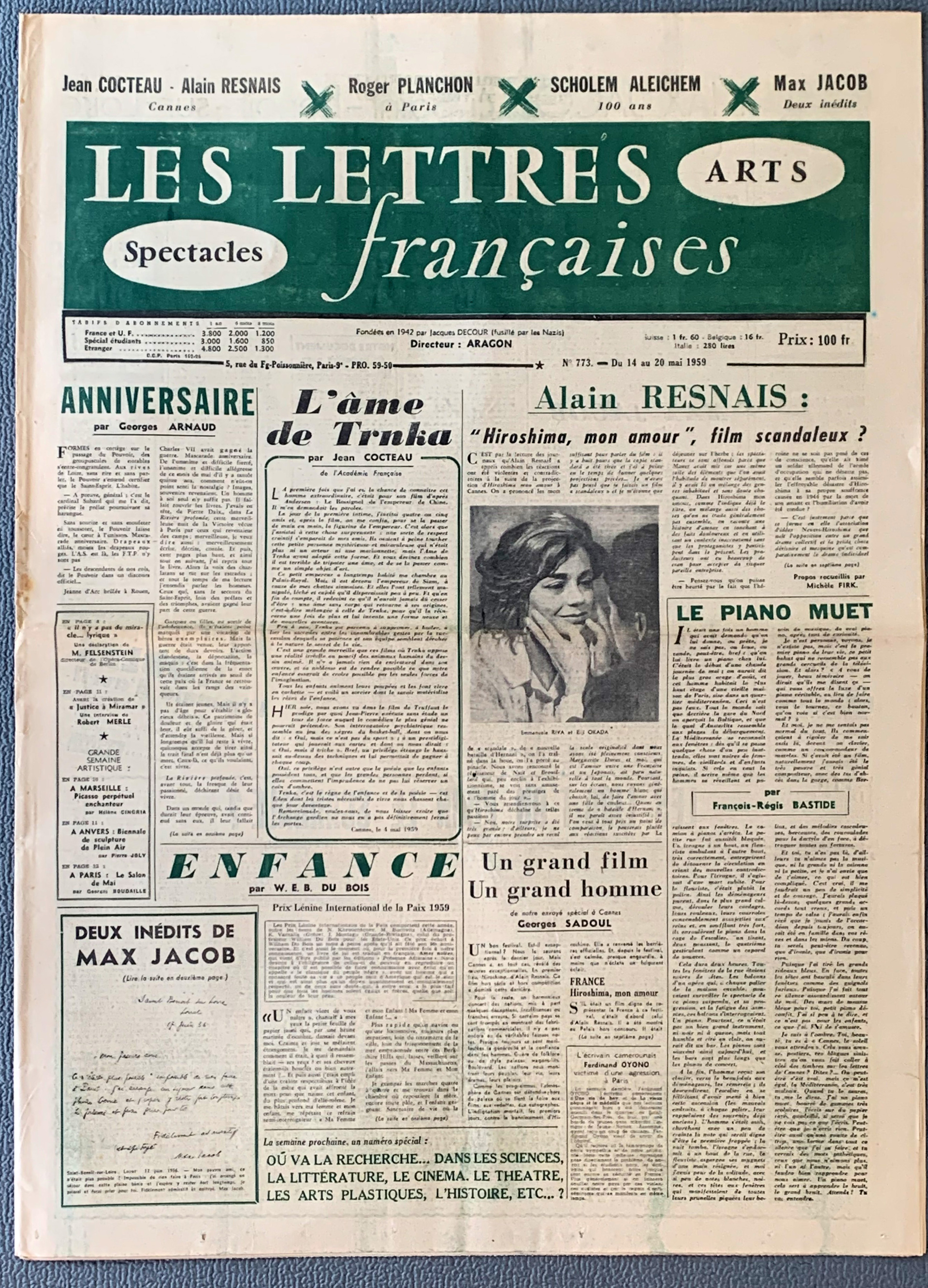 Les Lettres francaises 773  -  27. Oktober - 14...