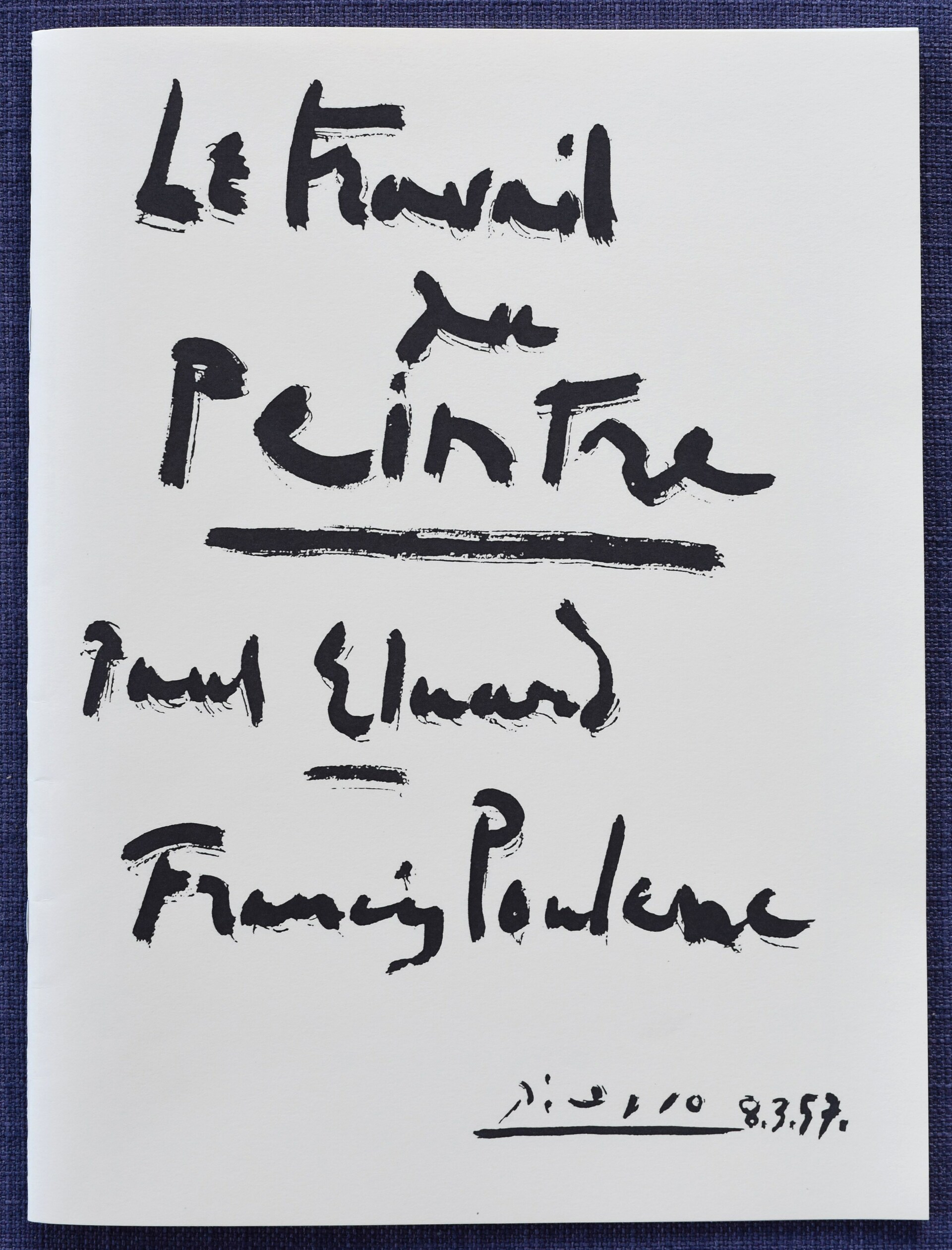Le travail du peintre, Francis Poulenc