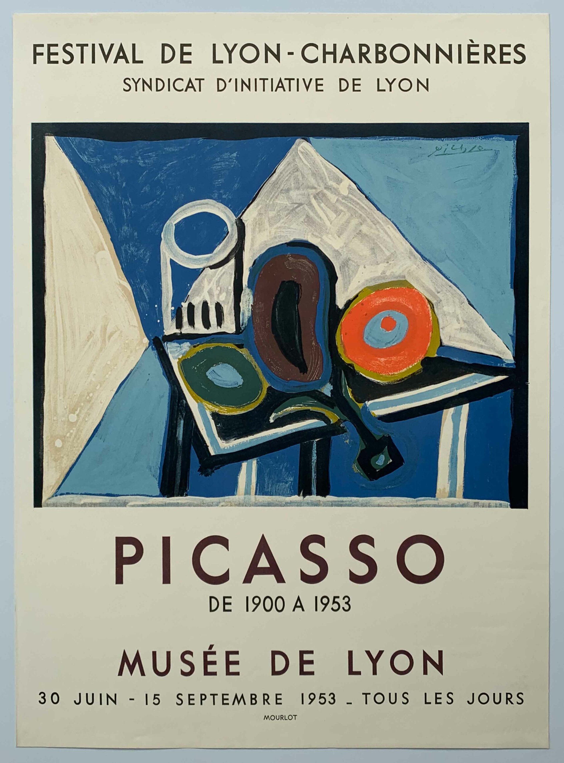 Picasso 1900 – 1953 ARCHES,  Nature morte á l´a...