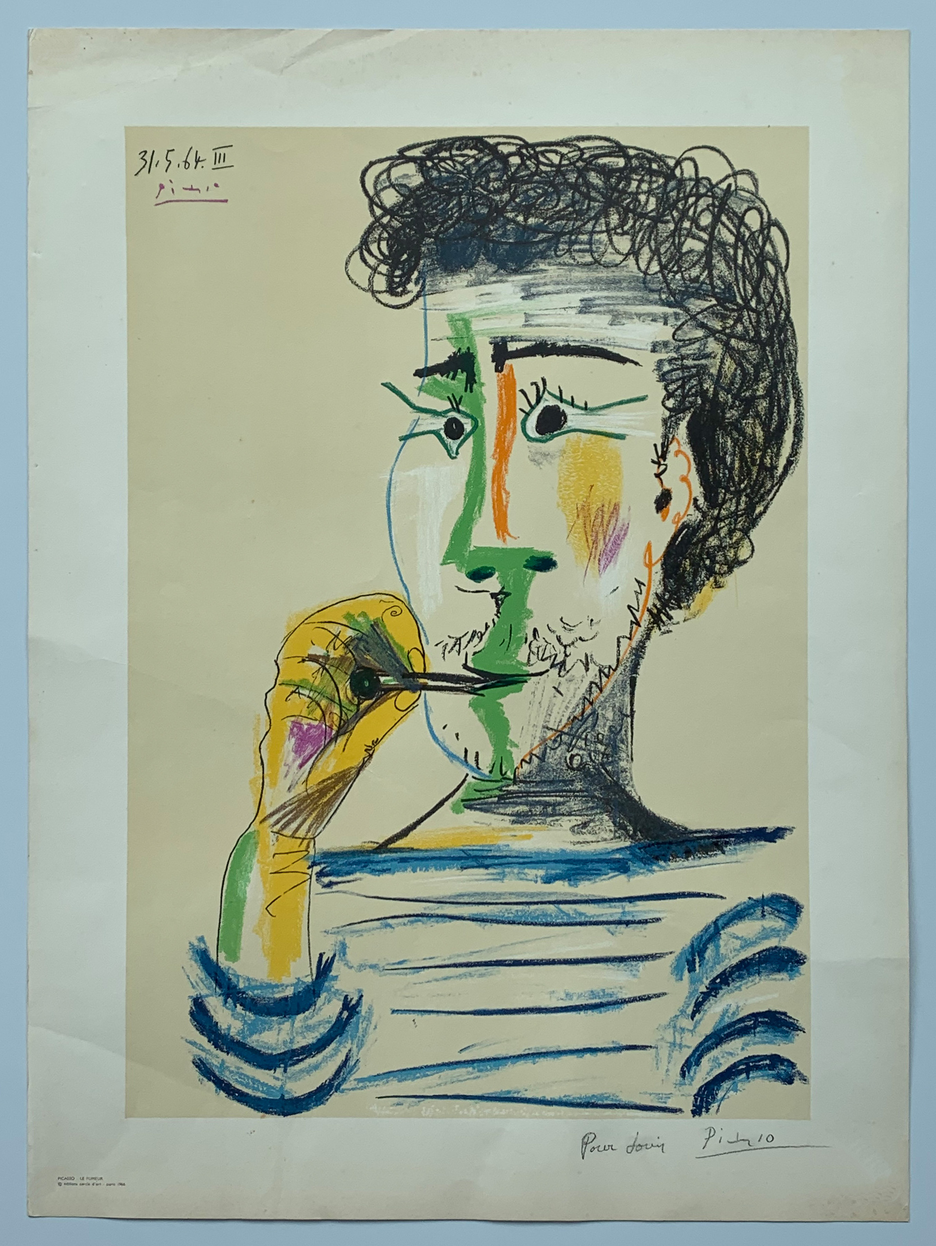 Mann im Matrosenhemd und Zigarette - CZW dtv 28...