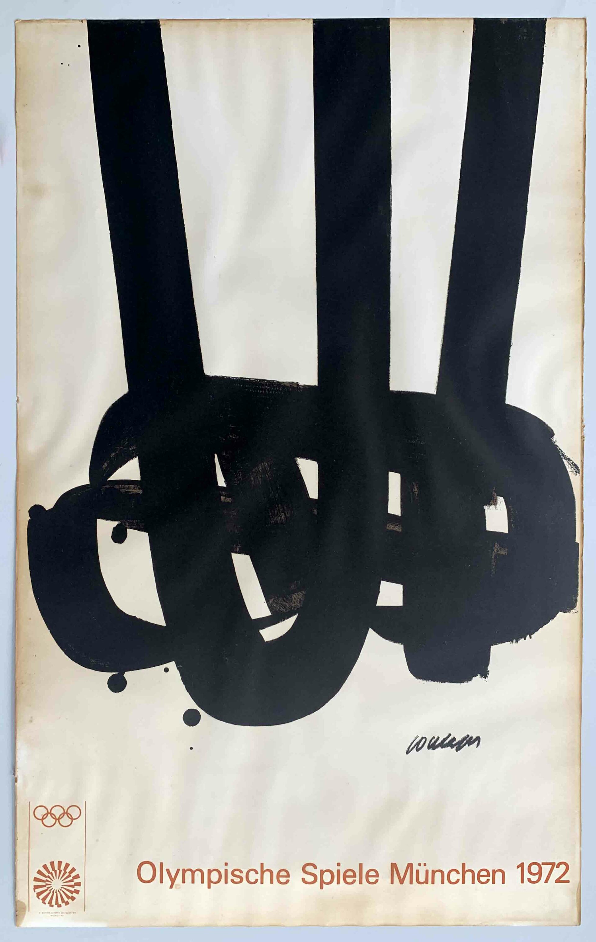 Olympische Spiele München 1972 – Plakat von Pie...