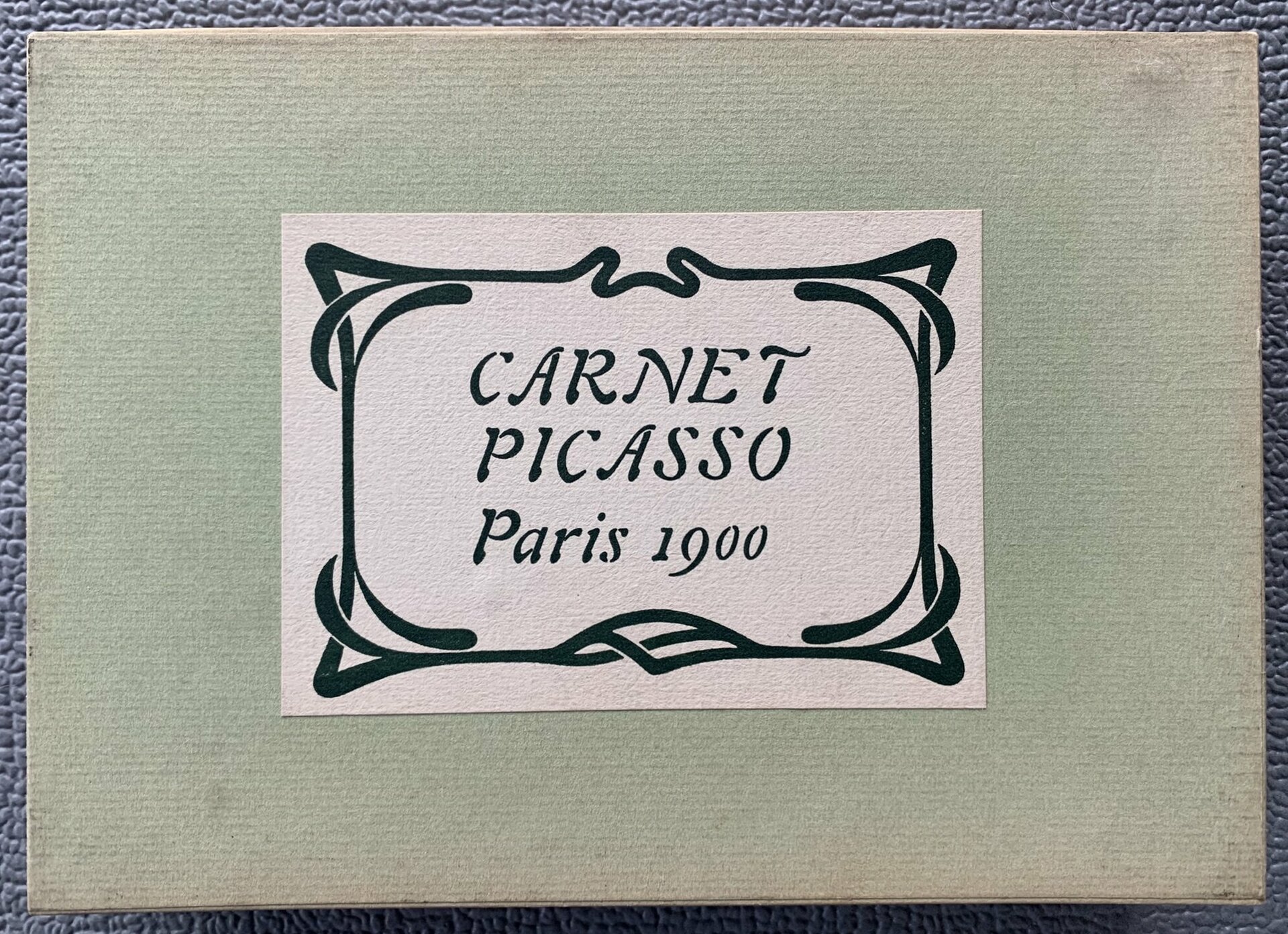 Carnet Picasso Paris 1900