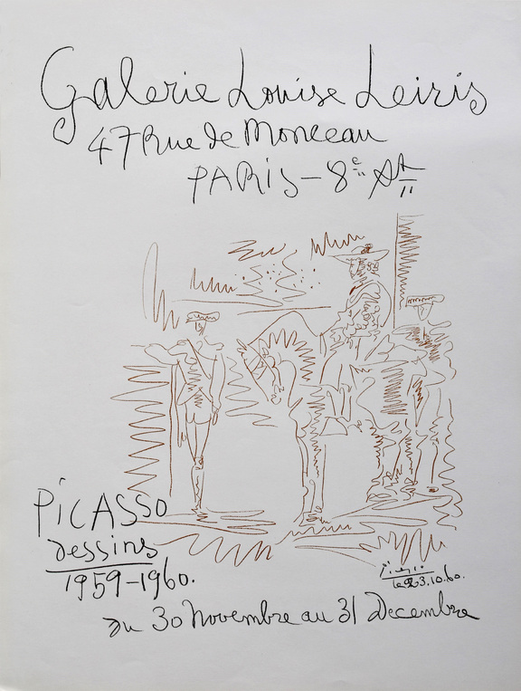 Picasso, Zeichnungen 1959 – 1960  (Fiesta Tauri...