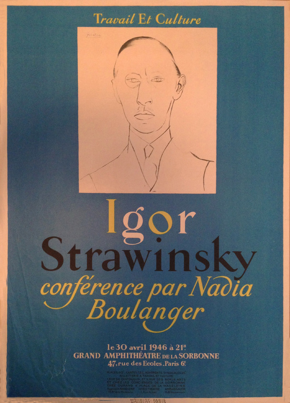Igor Strawinsky Vortrag von Nadia Boulanger Arb...