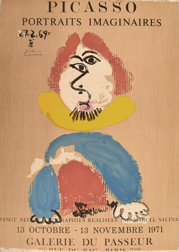 Picasso, Erdachte Portraits, 29 Lithographien a...