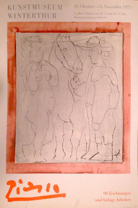 Picasso, 90 Zeichnungen und farbige Arbeiten   ...