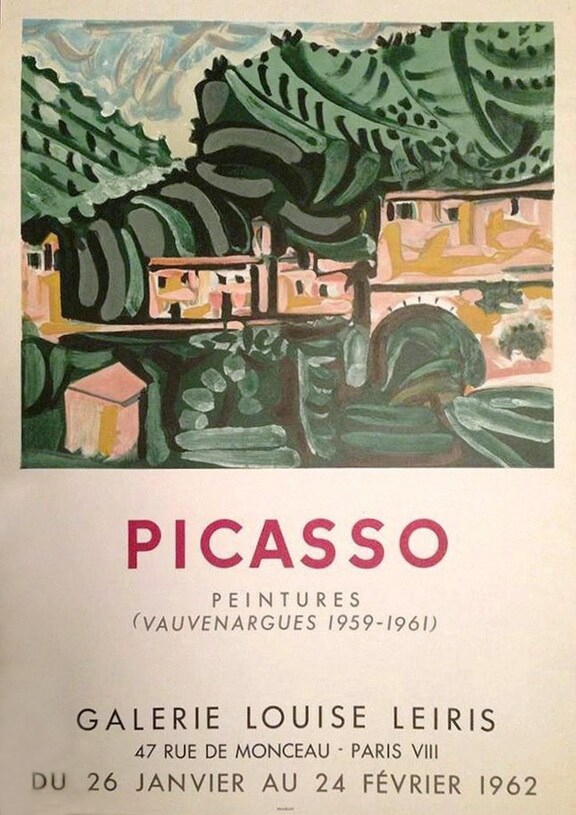 Picasso Gemälde (Vauvernagues 1959 – 1961)CZW d...