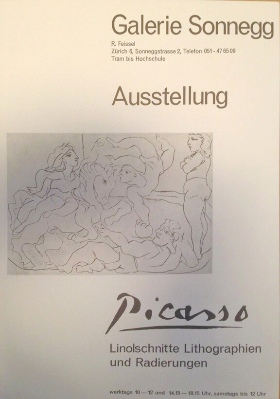 Picasso,Linolschnitte, Lithographien und Radier...