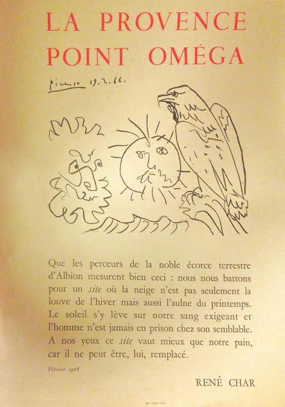 Die Provence, Punkt Omega (Texte von René Char)...