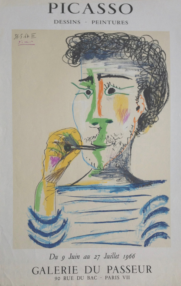 Picasso, Zeichnungen, Gemälde - Mann im Matrose...
