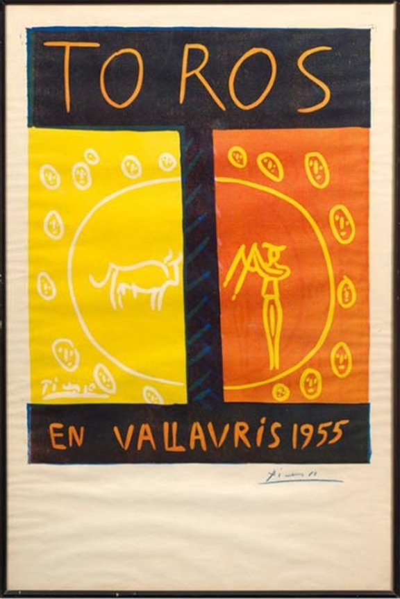 Toros en Vallauris 1955 Czw dtv 14 handsigniert...