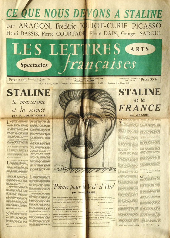 Les Lettres francaises -Staline, 12.-19.3.1953