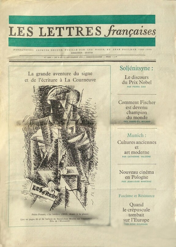 Les Lettres francaises 17-23. Nov. 1966, Nr. 1450