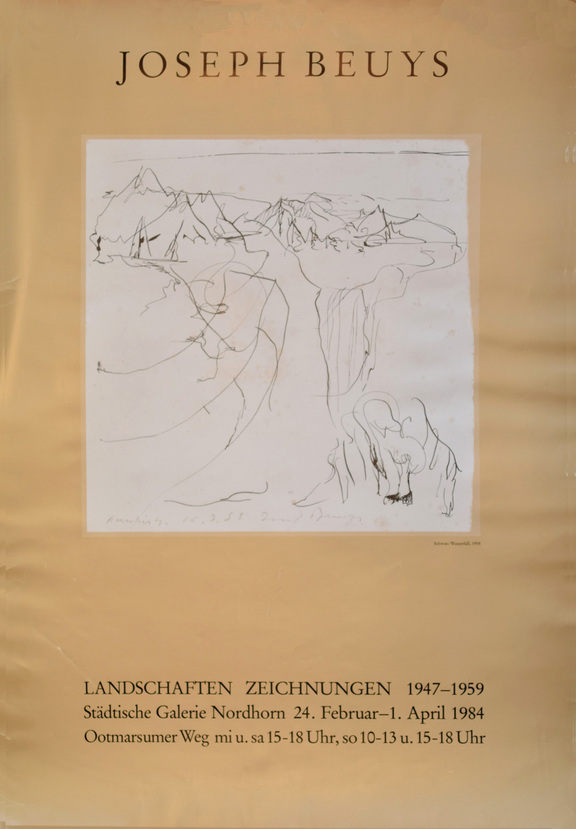 Landschaften -Zeichnungen 1947-1959, 1984