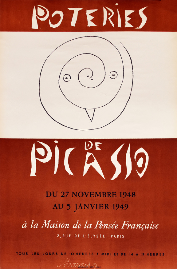 „Schleiereule“Töpfereiprodukte von Picasso – er...