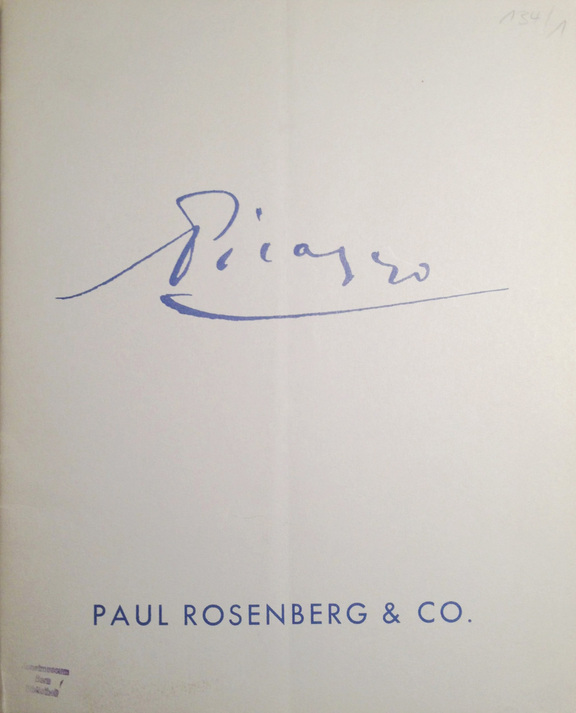Paul Rosenberg und Co
Loan Exhib. of paintings...