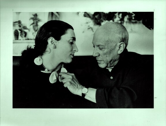 Picasso und Jacqueline Roque, 1957, Villa Calif...