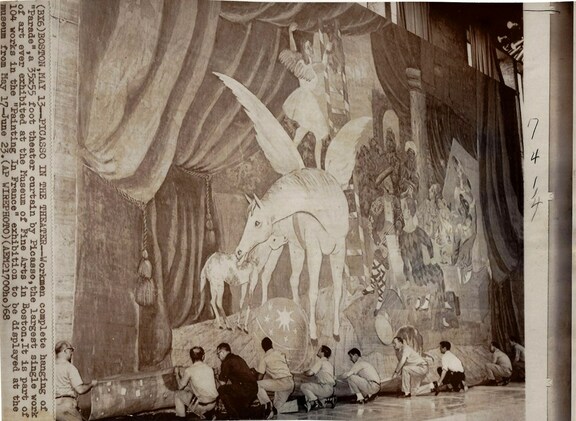 Picassos Theater-Vorhang "Parade" - Museum of F...