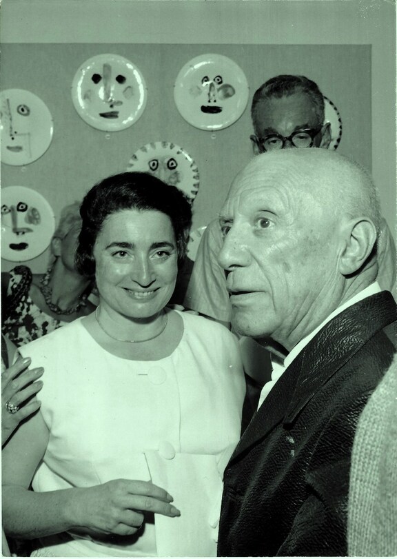 Picasso a inaugure une exposition ´a Cannes
