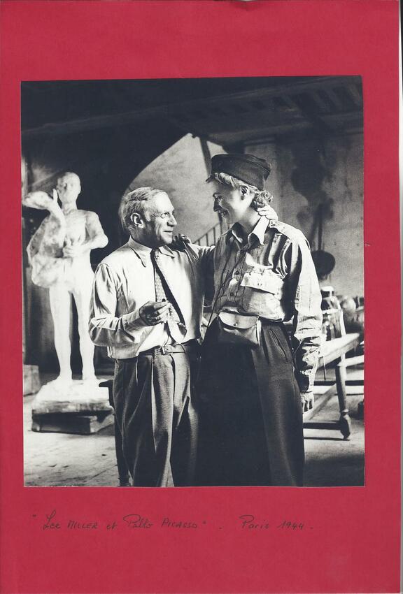 Lee Miller (1907-1977) und Pablo Picasso (vermu...