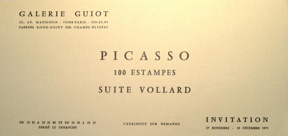 Galerie Guoit - 100 Estampes - Suite Vollard