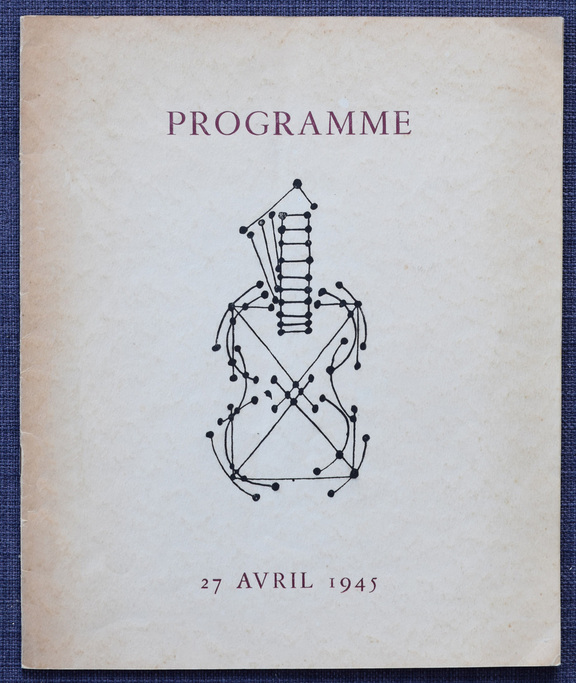 Programme Melodies de Francis Poulenc 1945 