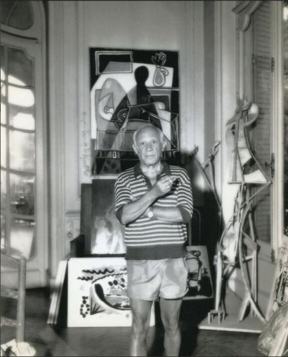 George Stroud/France Soir - Pablo Picasso in hi...