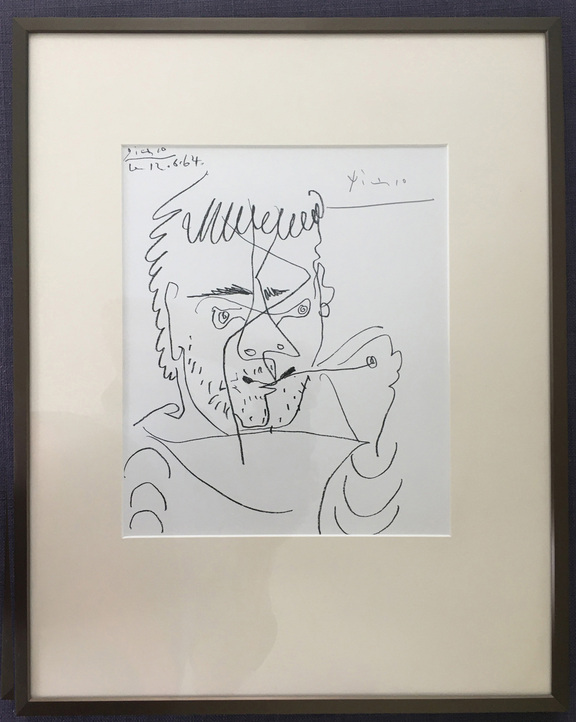 Pablo Picasso, Le Fumeur - Hommage à Daniel-Hen...