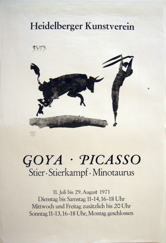 Goya, Picasso - Stier, Stierkampf, Minotaurus
...