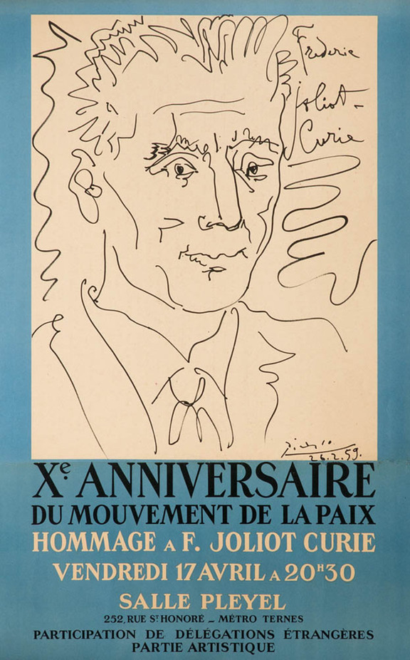 X. Jahrestag der Friedensbewegung, Hommage für ...