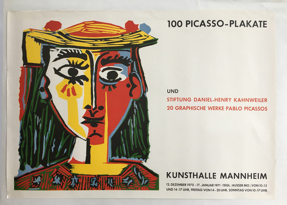 100 Picasso-Plakate, CZW dtv 223 Variante Mannheim