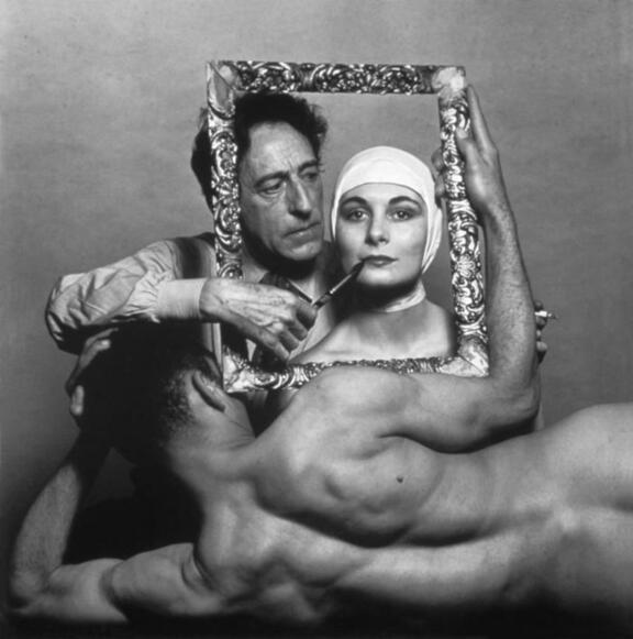 Philippe Halsman (1906-1979) - Jean Cocteau wit...