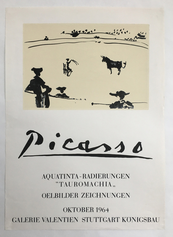 Picasso, Aquatinta-Radierungen,  „Tauromachia“....