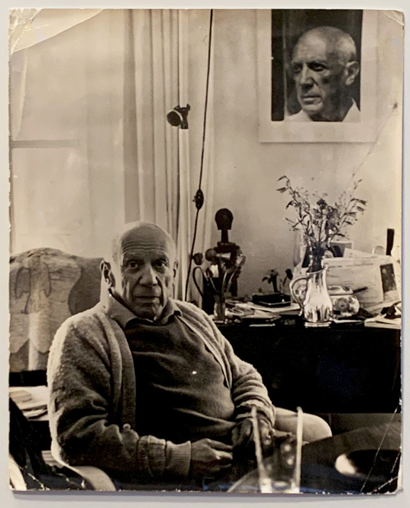 Picasso in seiner Villa in Mougins, Cecil Beaton