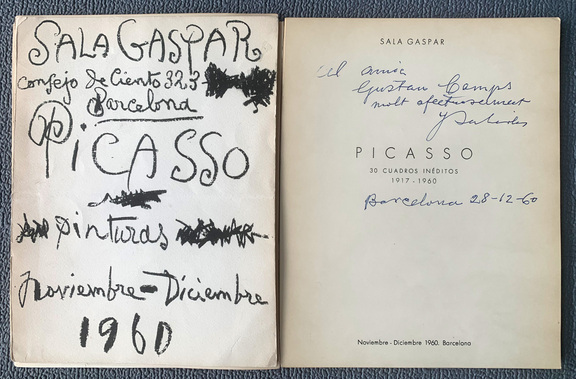 Sala Gaspar Nov. - Dez. 1960 - Signatur und Wid...