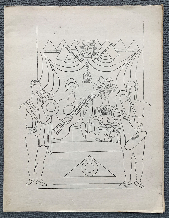 Programme Bal travesti transmental, 1923