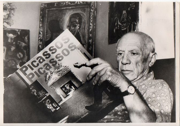 Picasso lesend - Picassos Picassos Duncan
