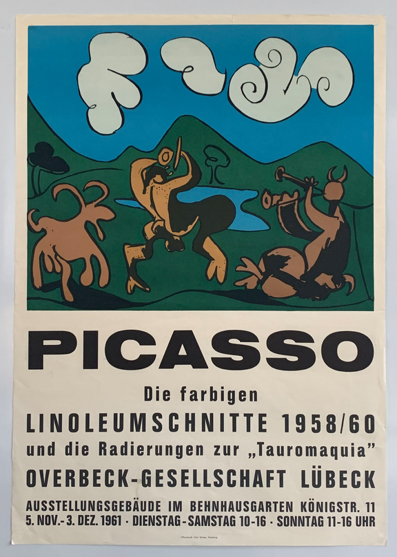 Picasso, Linolschnitte 1958 – 1960 Variante Ove...