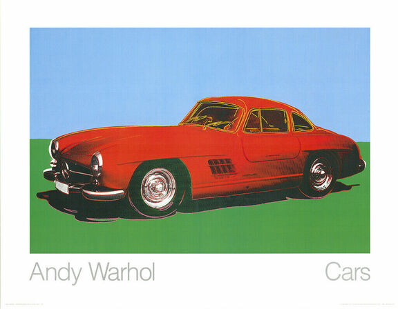 Andy Warhol Mercedes Benz 300SL Kunstdruck nach...