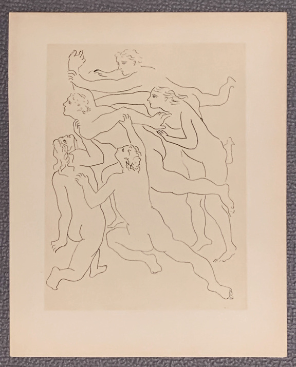 Waldemar George - Blatt aus dem Buch Picasso 1926